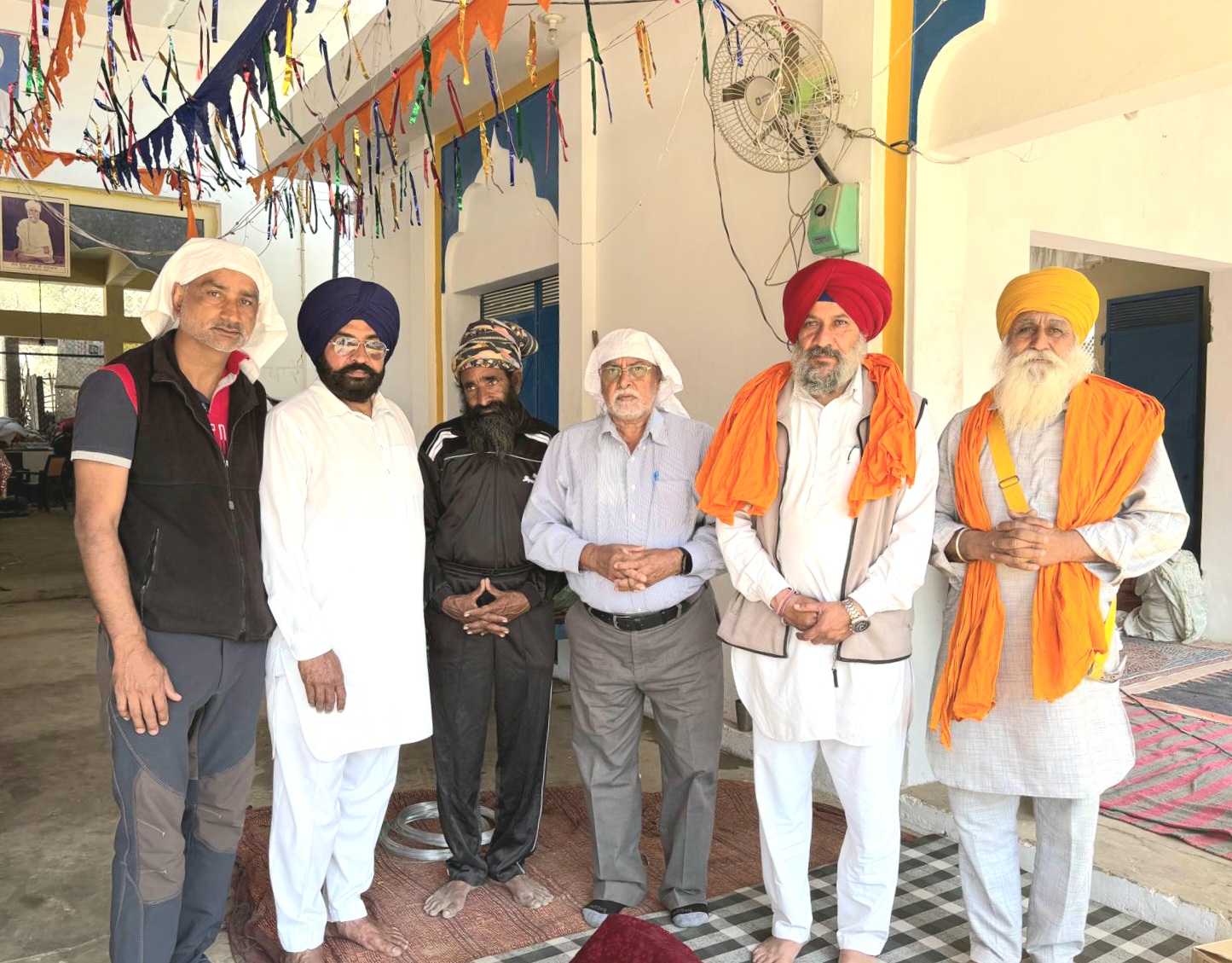 Ajit Singh Gill USA donated a secret amount for the ongoing renovation of Sri Anandpur Sahib road